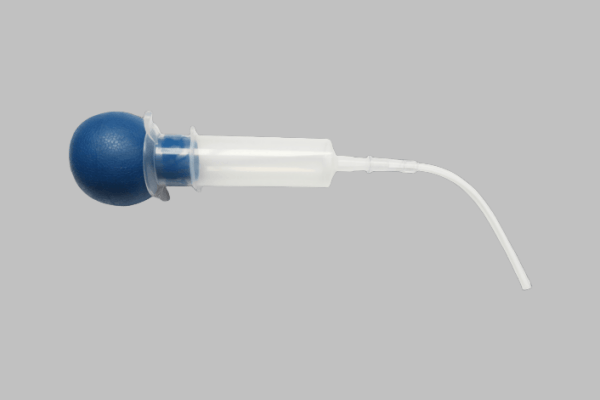 Disposable ball syringe irrigation